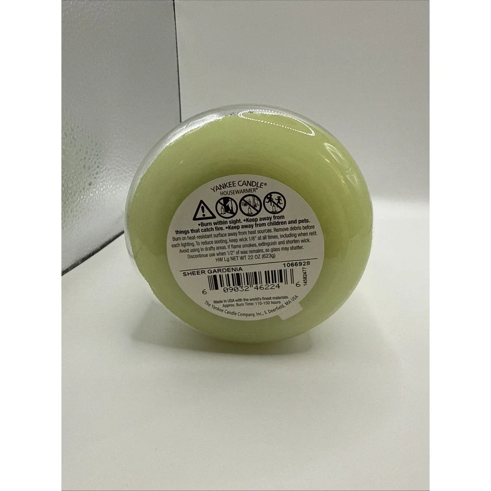 YANKEE‎ CANDLE America's Best Loved candle SHEER GARDENIA 22 oz